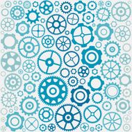 Seamless Different Gears Pattern
