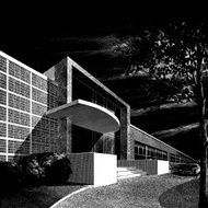 Sleek Modern building
