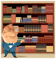 Library and Professor