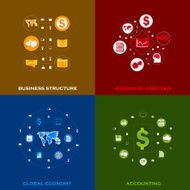 Set of business icons N19
