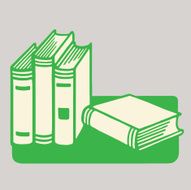 Four Books on a Shelf