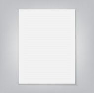 blank sheet of paper
