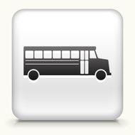 Square Button with school Bus