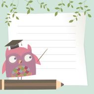 Professor owl background