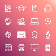 Education icons N202