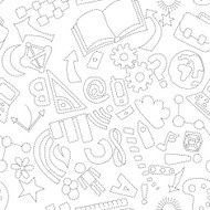 Seamless educational pattern N2