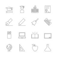 Education Icons Set N52