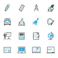 Education icons N207