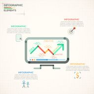 Modern infographics options banner N175