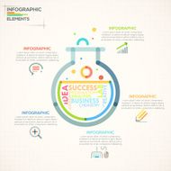 Modern infographics options banner N176
