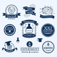 Science signs set N2