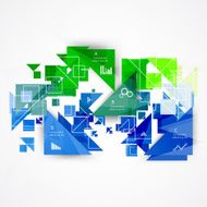 Business abstract infographic N3