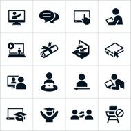 Online Education Icons N3