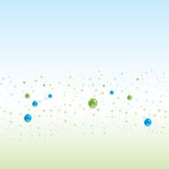 Seamless molecule ligh colors background