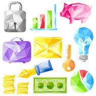 Origami office object