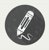 Pencil symbol vector