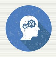 Brain symbol vector N2