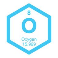 Periodic table Oxygen element