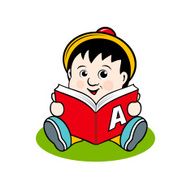 small child with a book N2