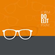 Geek glasses icon