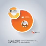 Customizable Circle Infographic Design with Pie Chart