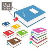 Easy change color book icon
