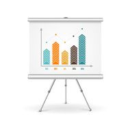 Flip chart business concept Vector