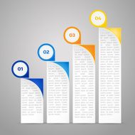 Vector colorful infographic N4