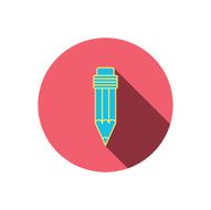 Pencil icon Drawing tool sign N37