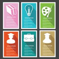Education banner vector