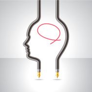 luxury ink pen made a human head N2