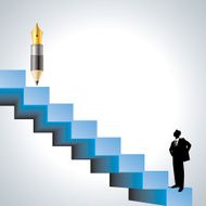 staircase of the success