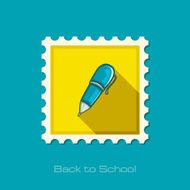 Pen flat stamp