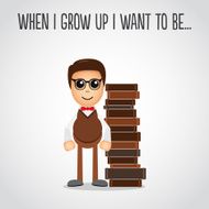 Cartoon Librarian N2
