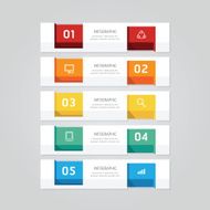 Modern infographics design options banner Vector illustration N7