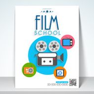 Flyer or banner design for film school