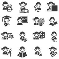 School KIds Education icons N2