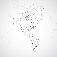 North and South America map N3