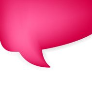 Abstract speech bubble EPS8 N2