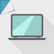 Open laptop icon