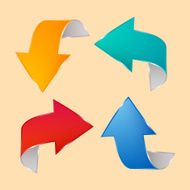 Vector Arrows Set Illustration N2