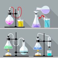 Chemical Research Laboratory Flat design N6