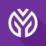M letter line logo N2