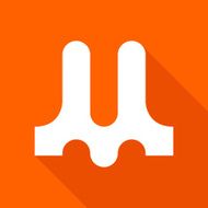 M letter line logo N3