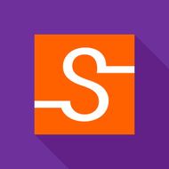 S letter line logo N18
