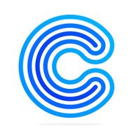 C letter line logo N8