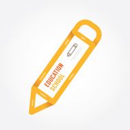 vector light bulb ribbon paper design creative line style