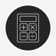 calculator line icon N31