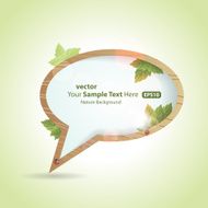 Natural speech bubble