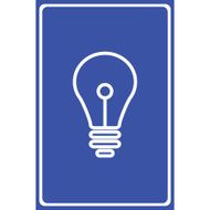 Vector lamp icon and sign Illustration EPS10 N6